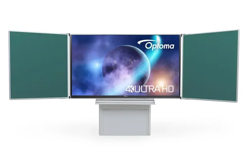 Interaktivní sestava LCD panel na stojanu zvedacím AL IAS s křídly