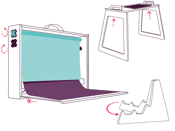 Piximakey sestaveni sceny