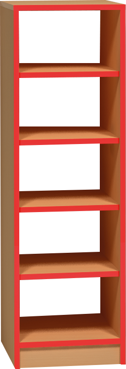 Skříňka otevřená, oboustranná - 40 x 121 x 45cm