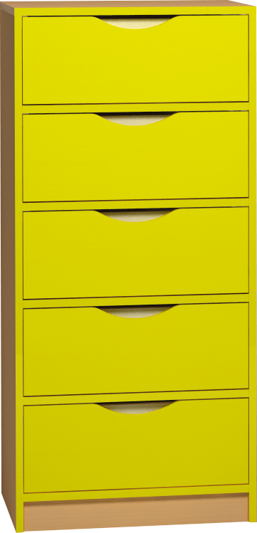 Skříňka se zásuvkami - 60 x 121 x 45cm