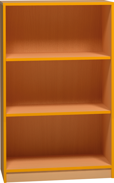 Skříňka s otevřenými policemi - 80 x 121 x 45cm