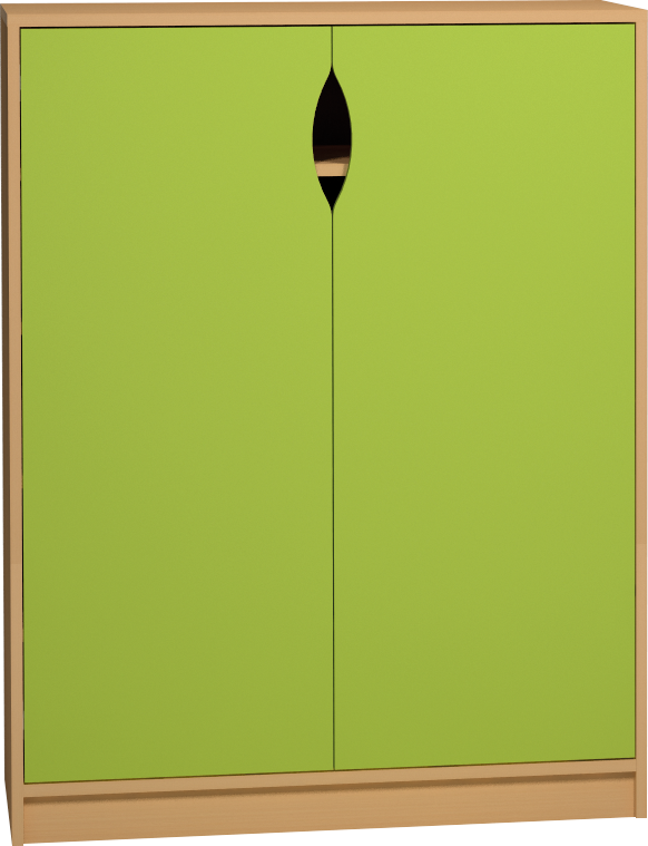 Skříňka s dvířky - 100 x 121 x 45 cm