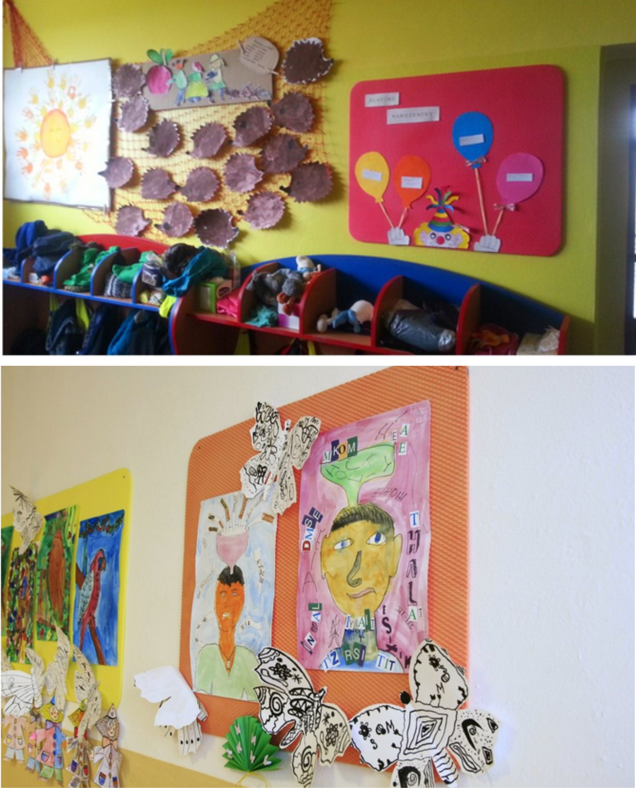 Barevná samolepící nástěnka VYLENKA 