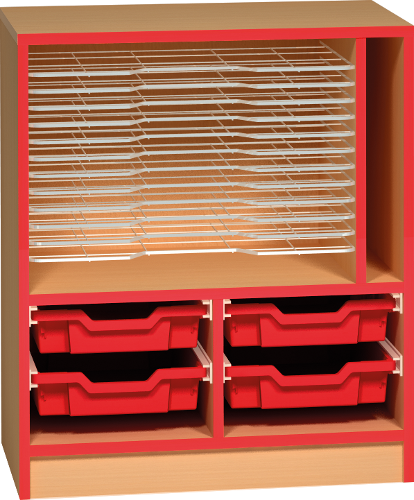 Safety skříňka výsuvná se sušákem - 71x76x45 cm