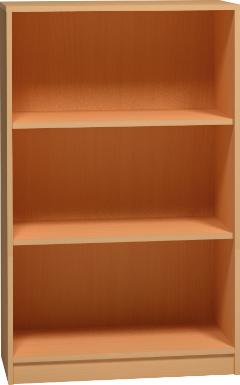 Skříňka s otevřenými policemi - 90 x 121 x 45cm