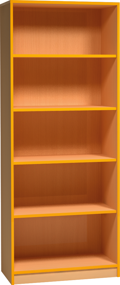 Skříň s otevřenými policemi - 80 x 187 x 45cm