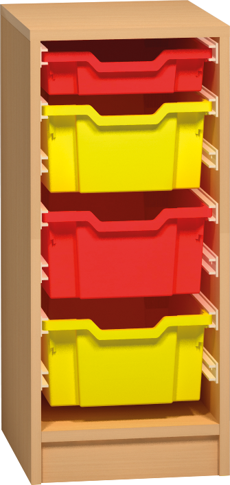 Skříňka na plastové boxy - 36 x 76 x 45 cm