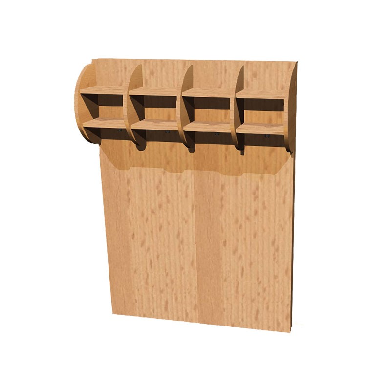 Šatna Šárka - horní díl se zády