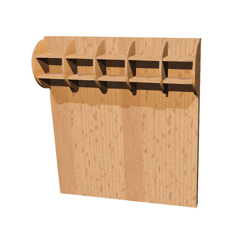 Šatna Šárka - horní díl se zády