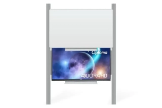 Interaktivní sestava LCD panel s přední krycí tabulí na PYLONU AL