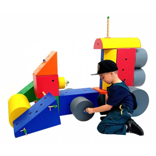 Polymerova konstrukční stavebnice 60 dílů