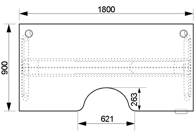 Nastavitelný stůl MSE 3M 1800